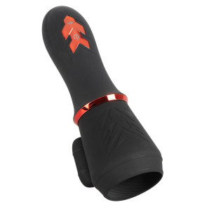 Rebel Men's Geatr Glans Masturbator with 2 Motors, 16,9 cm, black