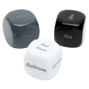 Fifty Shades of Gray Play Nice - Kinky Dice for Couples