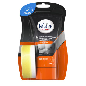 Veet Men Duschcreme mit Schwämmchen 150 ml