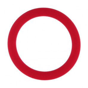 AMARELLE Phallus-Fessel, Latex Cockring, M, red, 