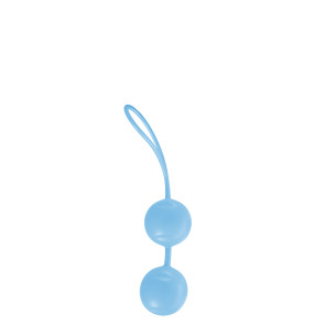 Joyballs Trend Duo, Love Balls, Silikomed®, Blue, Ø 3,5 cm (1,3 in)