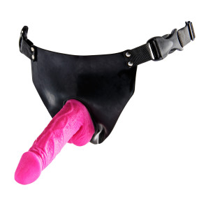  ToyJoy Classics Powergirl Vibrating Strap-On, Pink, 15 cm (5,9 in)